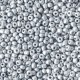 Rocalla cristal 11/0 (2mm) - Plata hielo metálico
